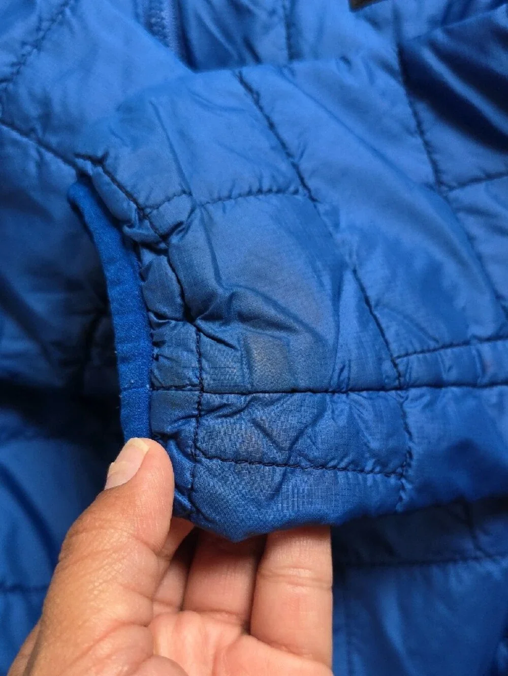 Patagonia Bright Blue Quilted Jacket